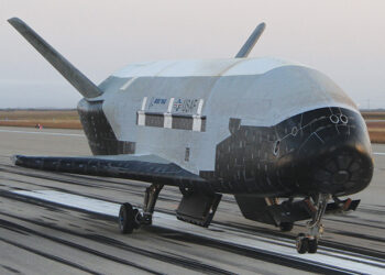 l'X-37B appena atterrato. Credit: Boeing