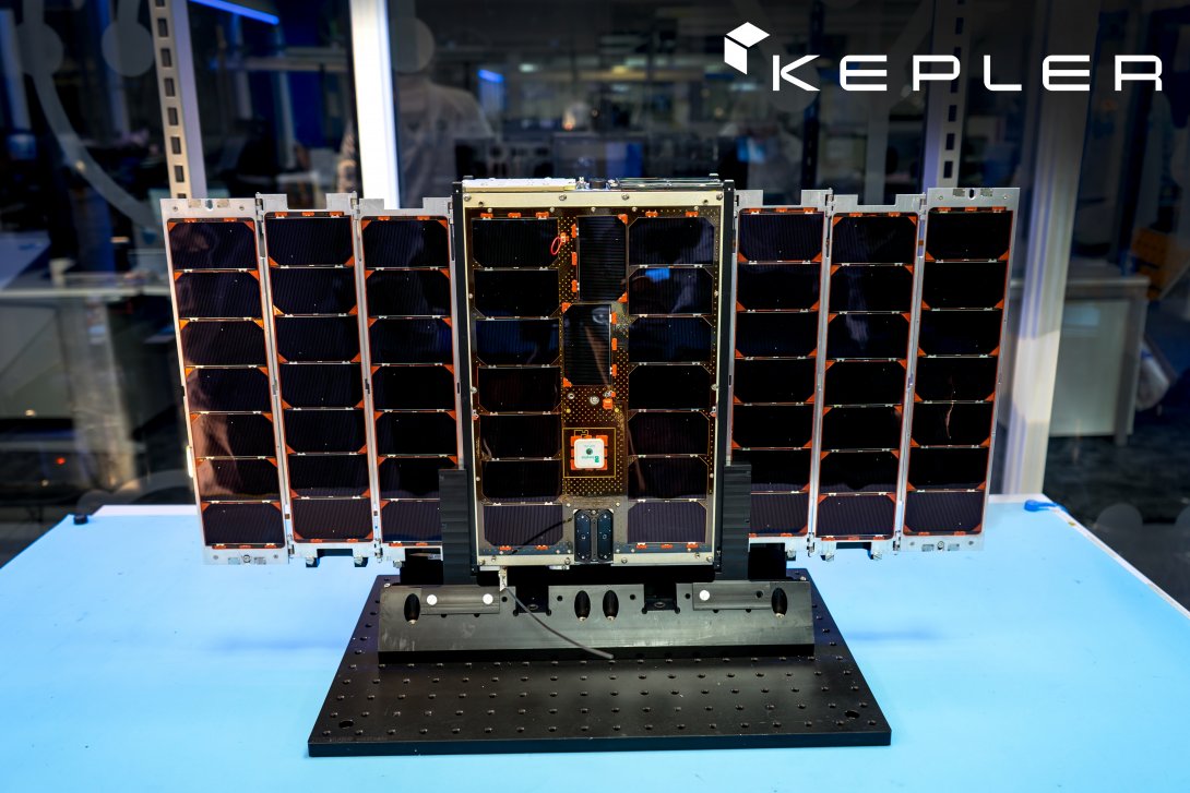 Un satellite della costellazione di Kepler. Credits: Kepler Inc. Transporter-1 