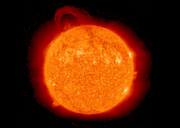 Il Sole fotografato nel 2010 dal telescopio STEREO (Solar Terrestrial Relations Observatory) nella frequenza degli estremi Ultravioletti. Credits: NASA