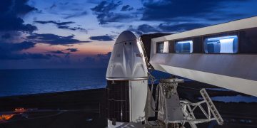 La Dragon Resilience pronta per il lancio. Credits: SpaceX.