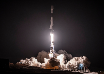 Il lancio della missione Starlink-4.20 del 5 settembre. Credits: SpaceX