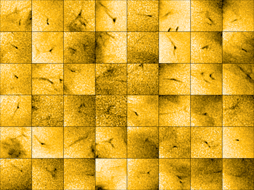 Mosaico immagini miriade di getti dalla superficie solare