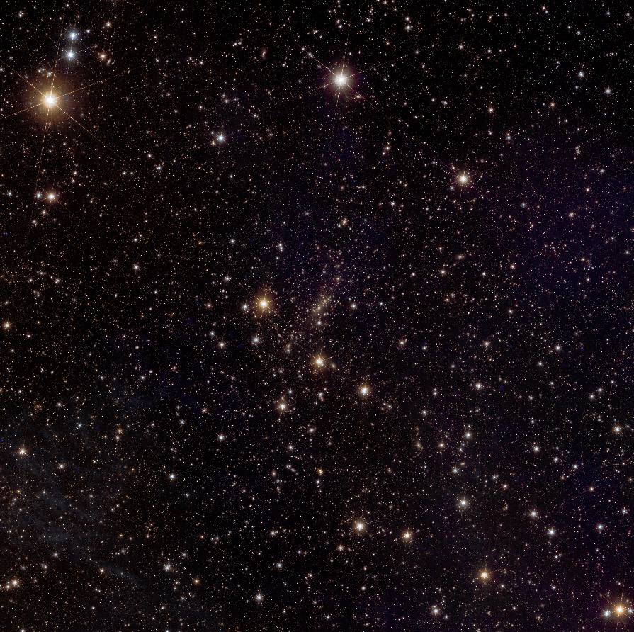 L'ammasso di galassie Abell 2390, fotografato con il telescopio spaziale Euclid. Credits: ESA/Euclid/Euclid Consortium/NASA