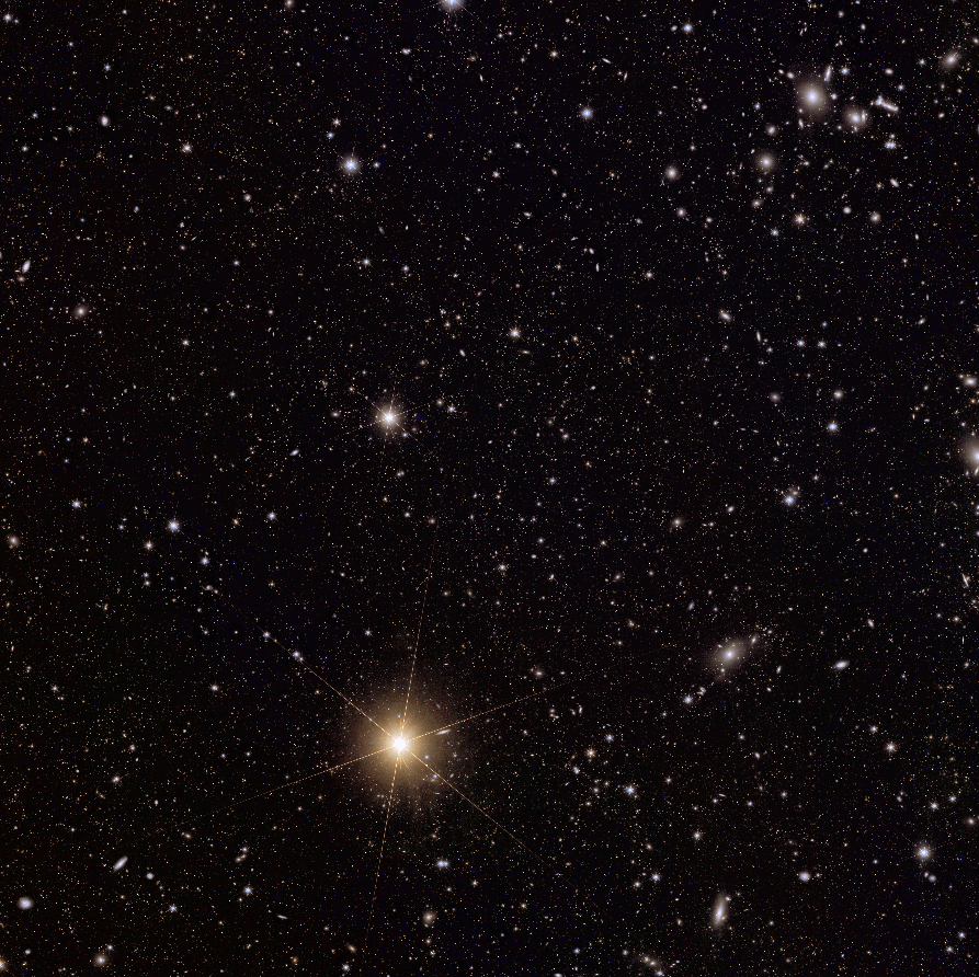 L'ammasso di galassie Abell 2764, fotografato dal telescopio spaziale Euclid. Credits: ESA/Euclid/Euclid Consortium/NASA