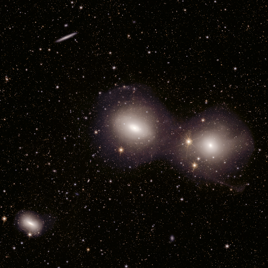 Il gruppo di galassie Dorado, fotografato con il telescopio spaziale Euclid. Credits: ESA/Euclid/Euclid Consortium/NASA