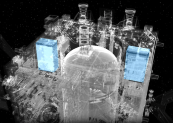 I Deep Space Deployer conservano i cubesat Juventas e Milani nella parte superiore della sonda Hera. Credits: ESA-Science Office